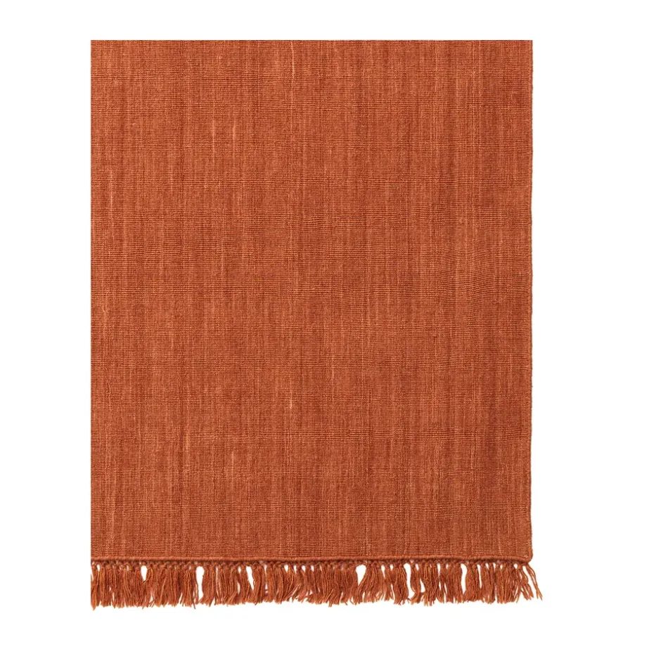 Alfombra de pasillo Nanda, Rust Melange, 80x250 cm