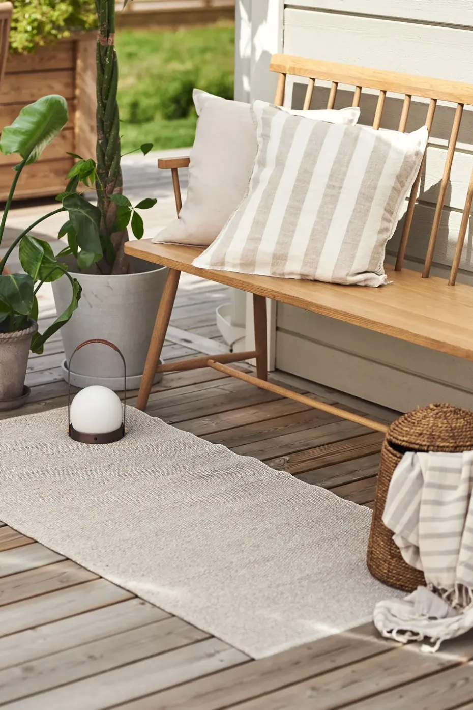 Alfombra de plástico Mellow greige, 70x150cm