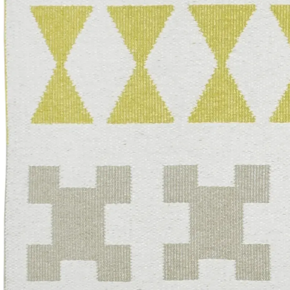 Alfombra de plástico Paris, amarillo-gris
