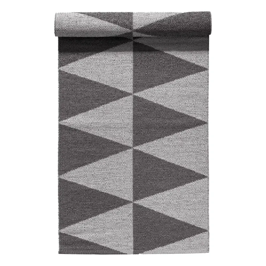 Alfombra de plástico Rime gris, 70x250cm