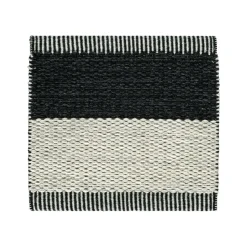 Alfombra de recibidor Wide Stripe Icon, Midnight black 200x85 cm