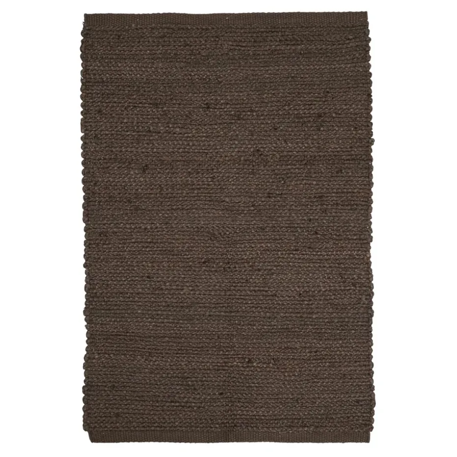 Alfombra de yute Merida marrón, 70x200 cm