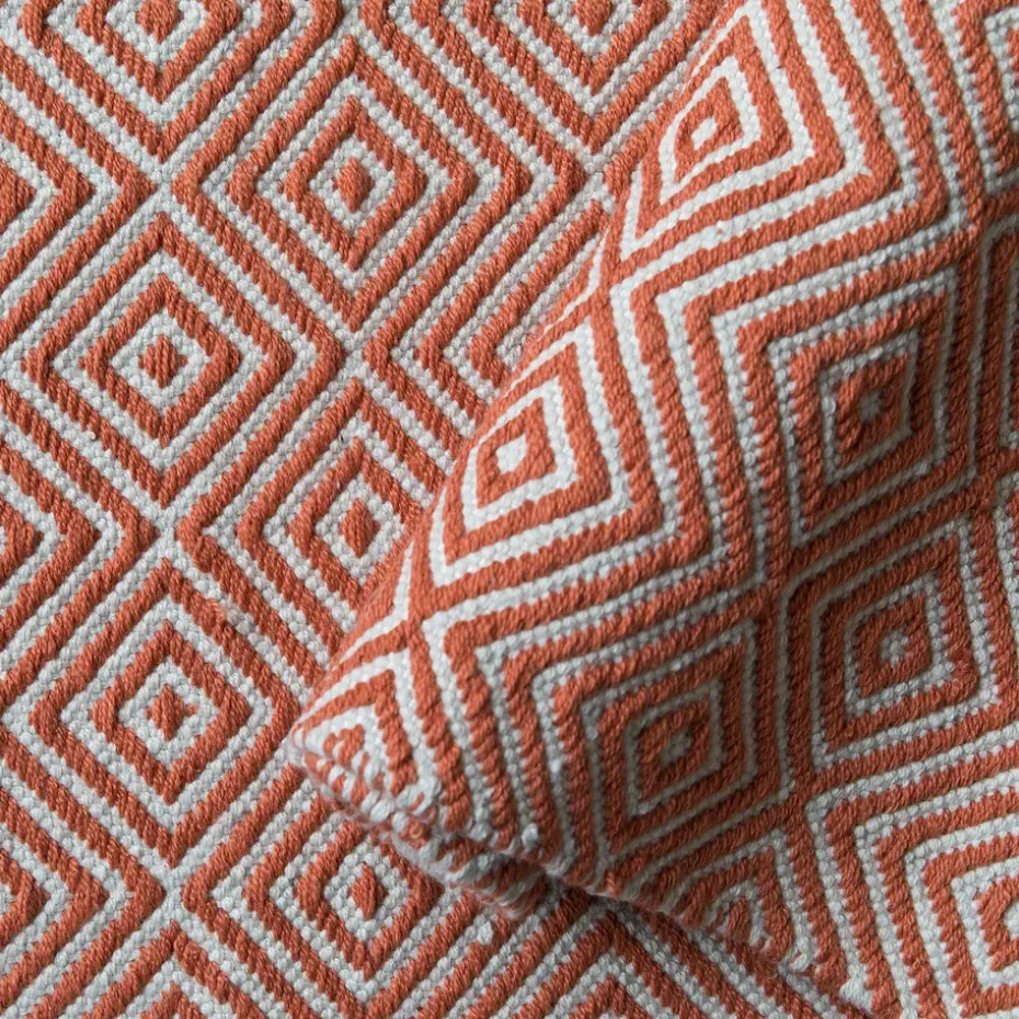 Alfombra Diamond 170x230 cm, Burnt orange