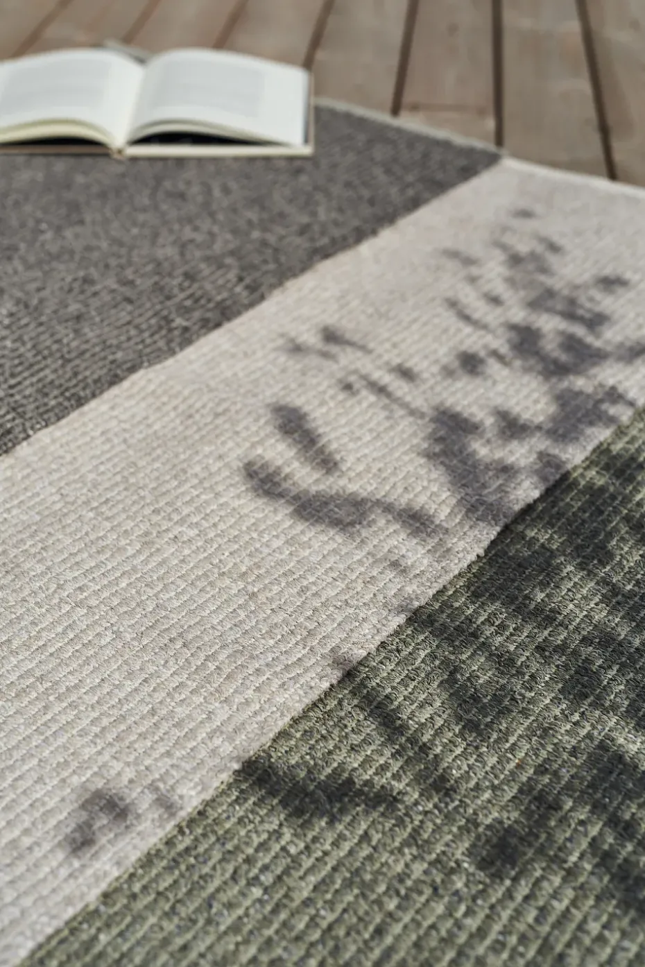 Alfombra Fallow dusty green, 70x150cm