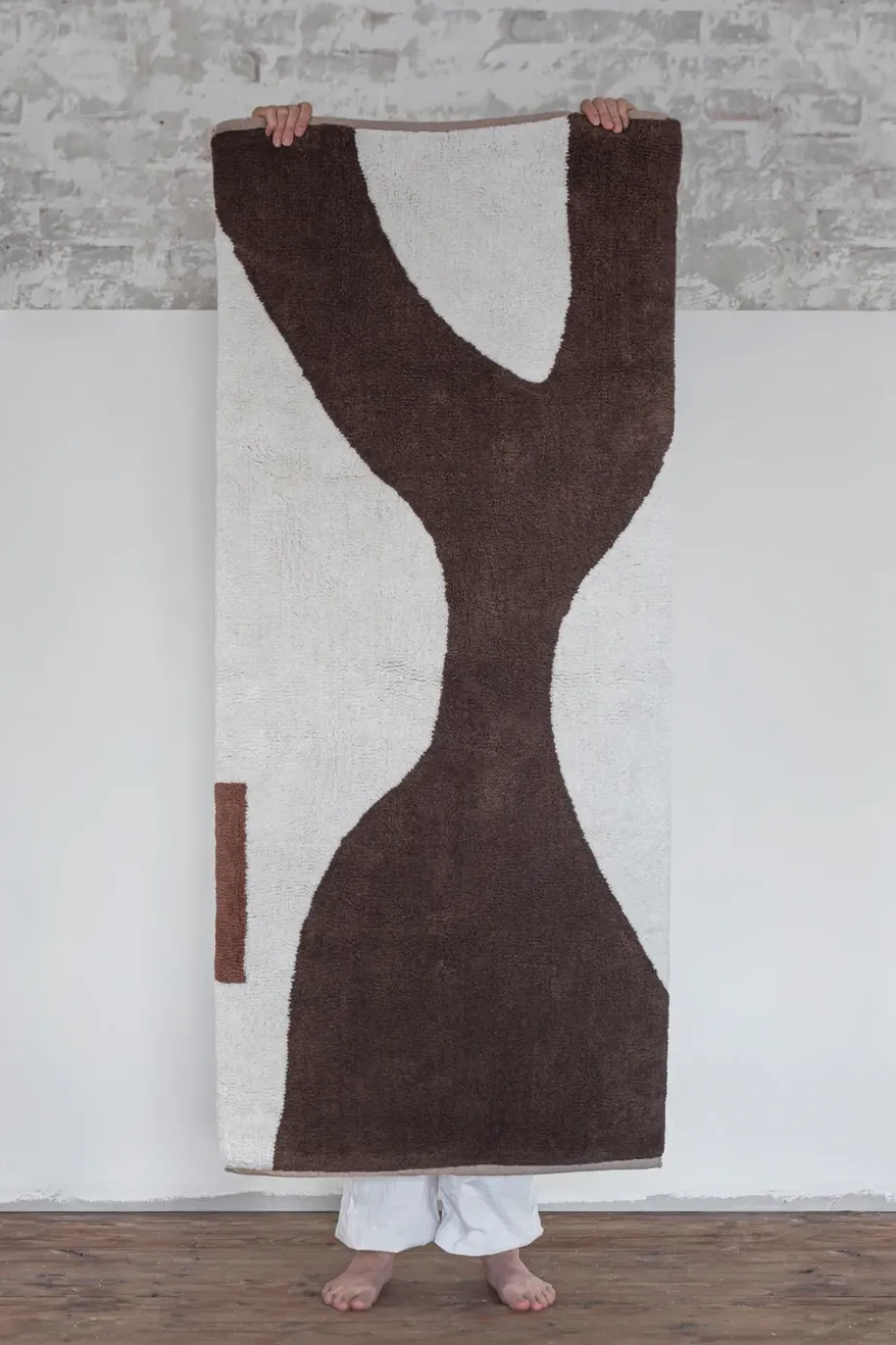 Alfombra Figura, Brown, 70x150 cm