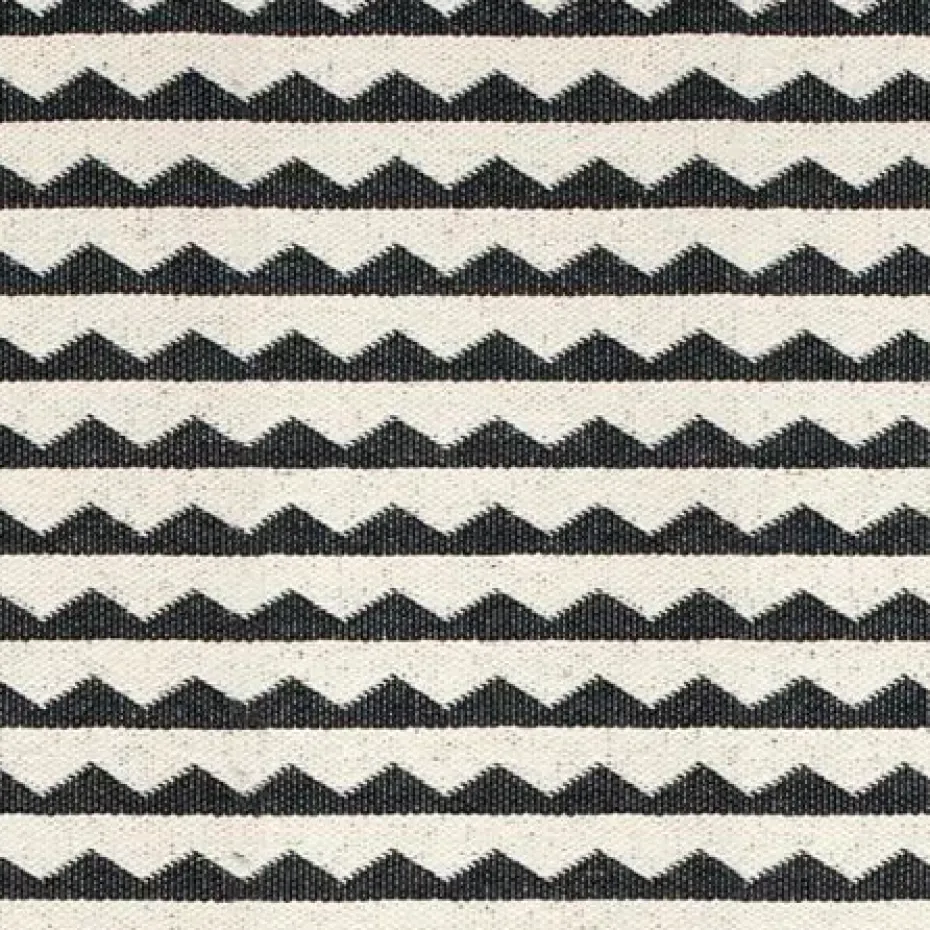Alfombra Gittan, grande negro, 150 x 200 cm