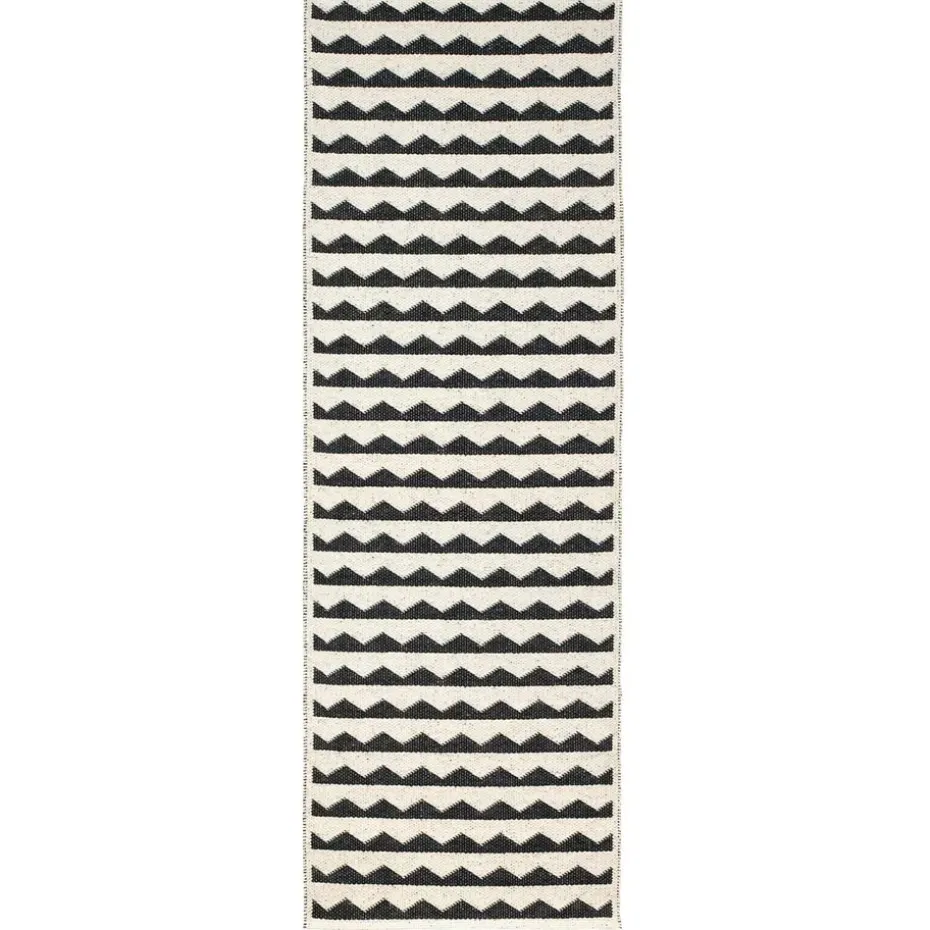 Alfombra Gittan, negro, 70 x 300 cm