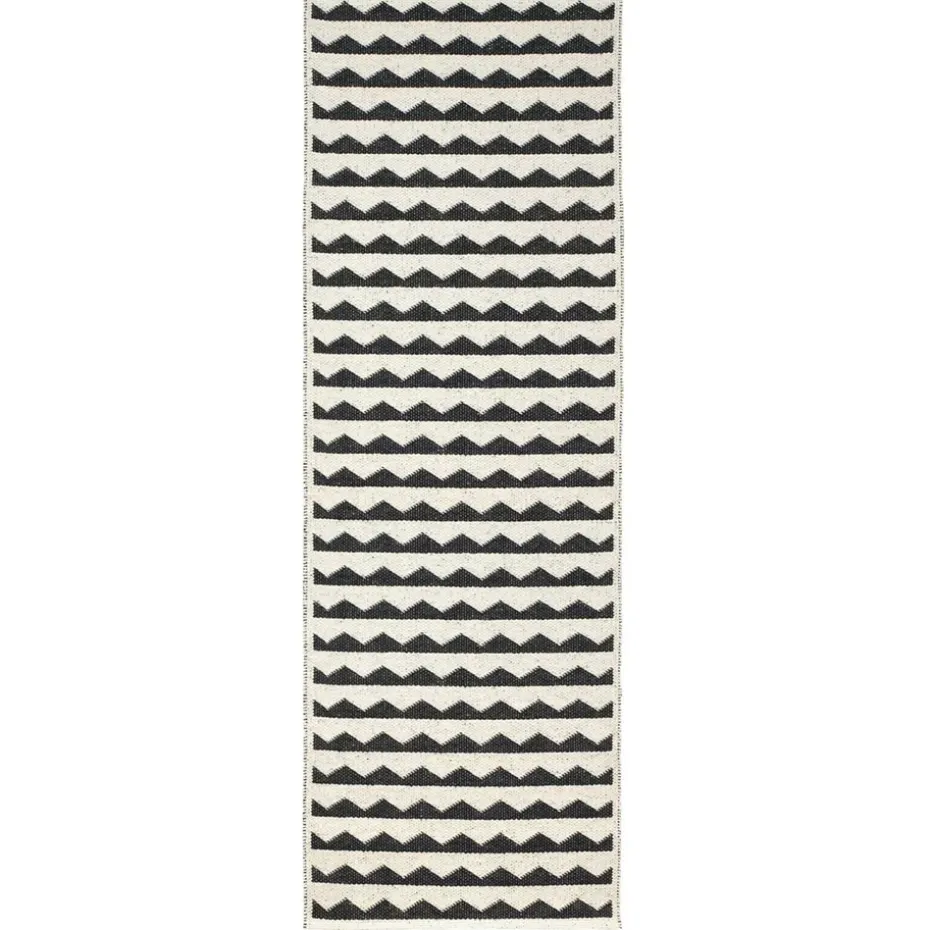 Alfombra Gittan, negro, 70 x 150 cm