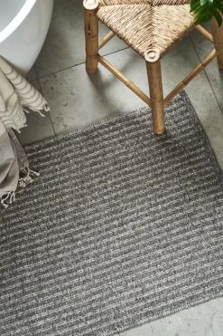 Alfombra Harvest gris oscuro, 70x150cm
