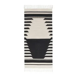 Alfombra Iselin 70x140 cm, Black-off white