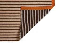 Alfombra Line, Negro 70x250 cm