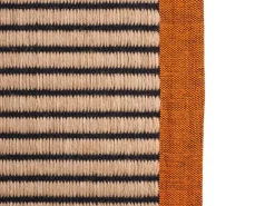 Alfombra Line, Negro 70x250 cm