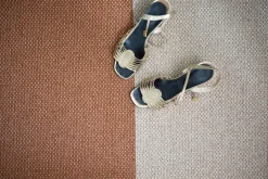 Alfombra Moor cream (blanco crema-terracota), 70x300 cm