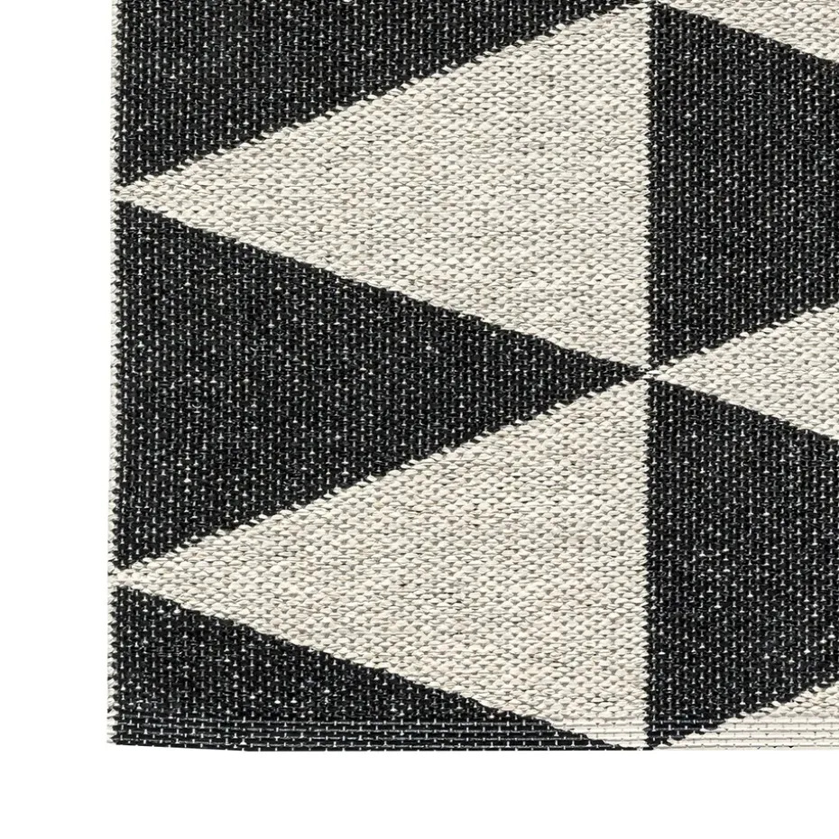 Alfombra plástico Rime, negro, 70 x 200 cm