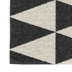 Alfombra plástico Rime, negro, 70 x 250 cm