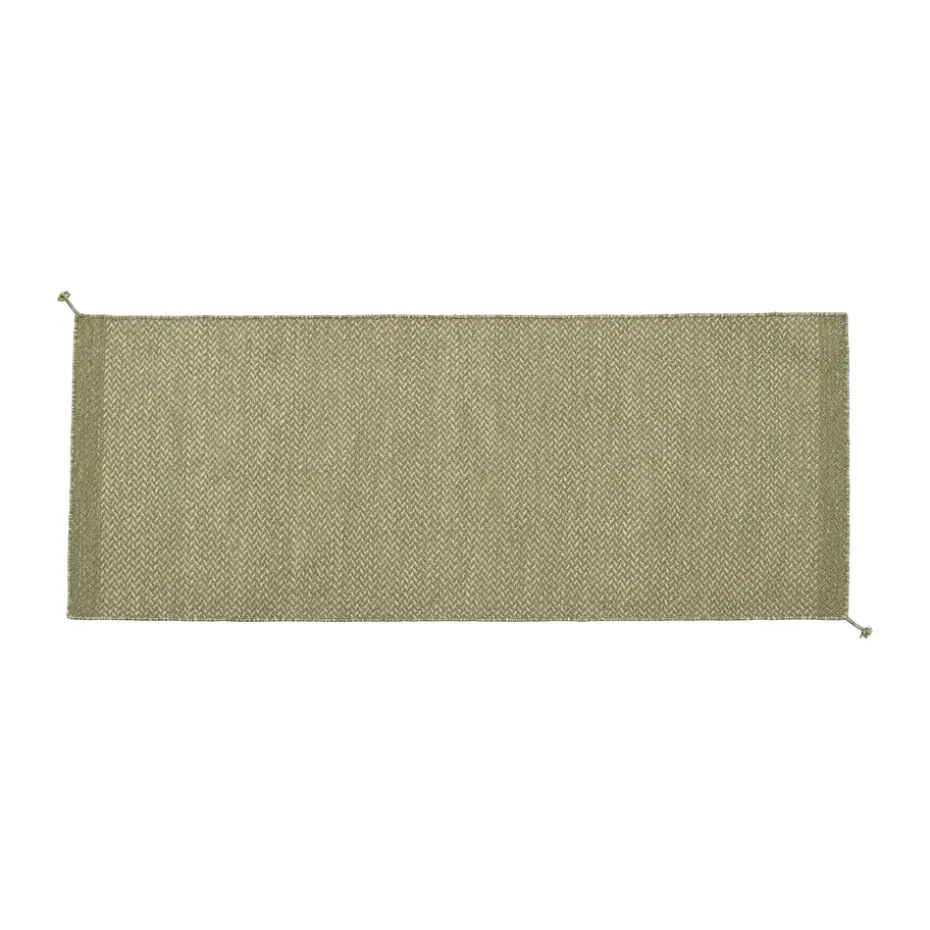 Alfombra Ply 80x200 cm, Moss green