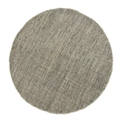 Alfombra redonda Asko, Acero, Ø240 cm