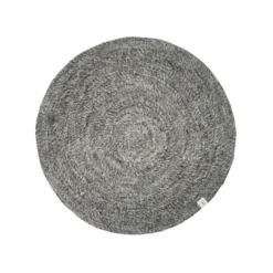 Alfombra redonda Merino, Granit, 160 cm