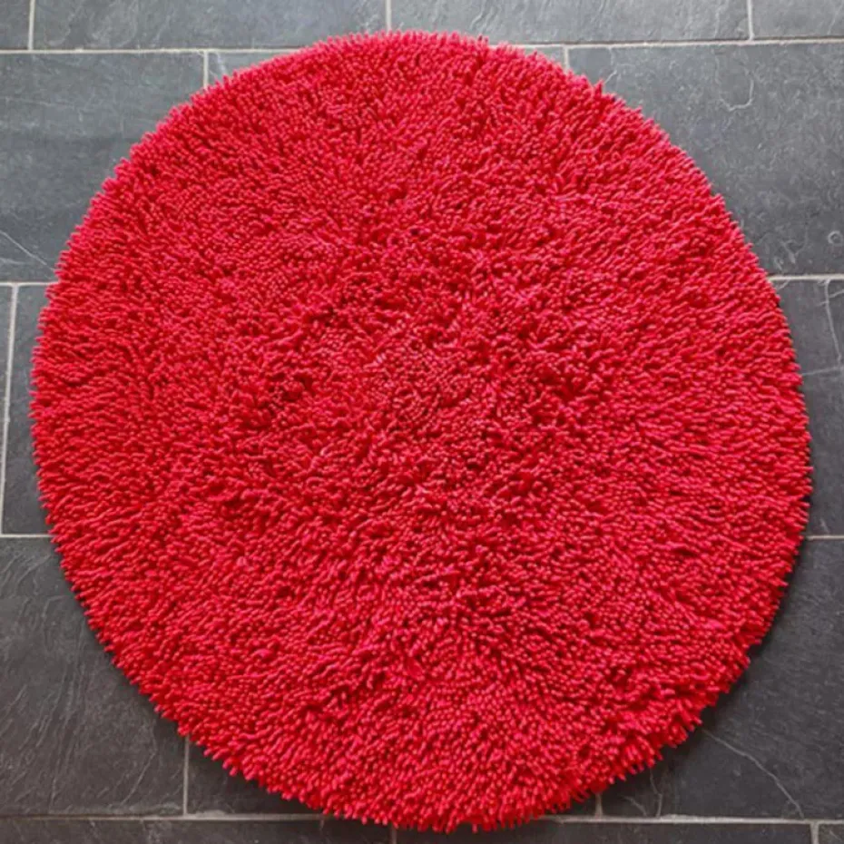 Alfombra redonda Rasta Ø120 cm, Rojo