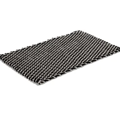 Alfombra Rope, negro, 50 x 80 cm