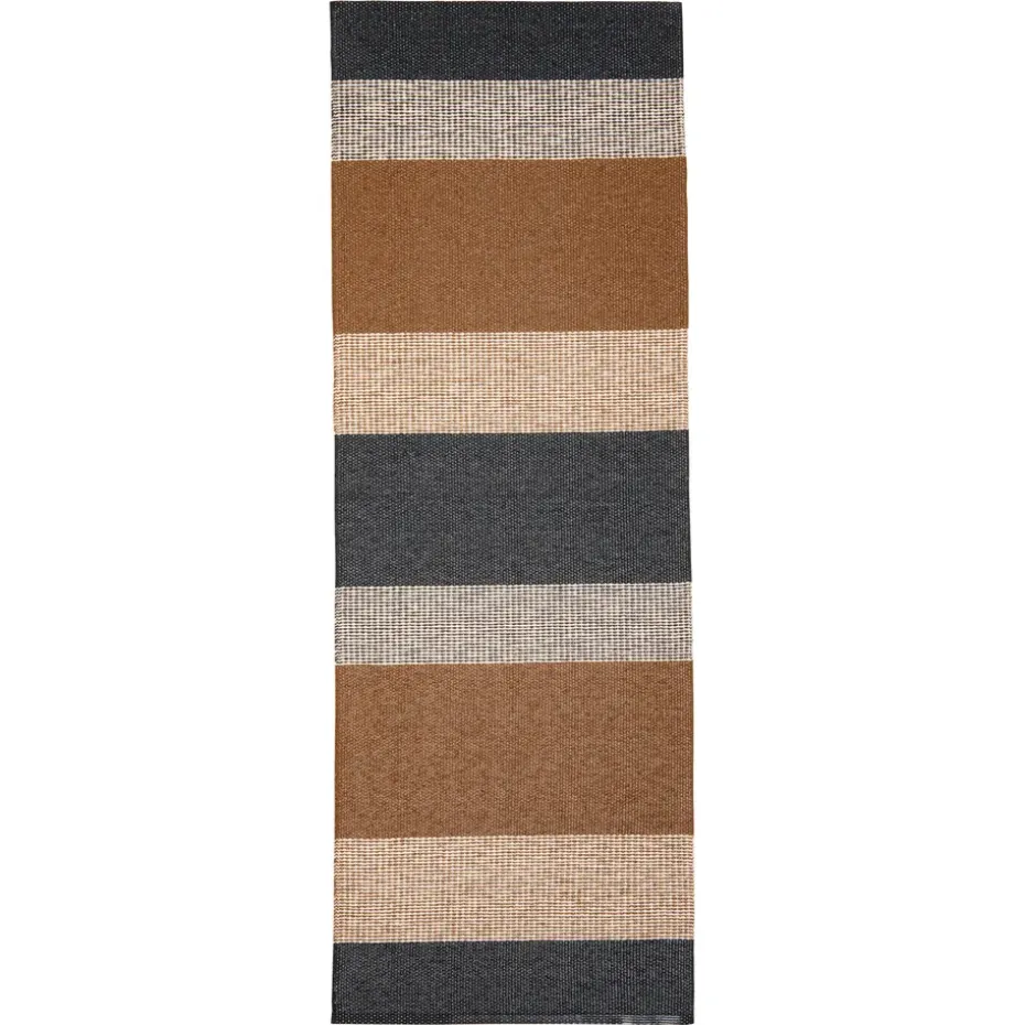 Alfombra Seasons cacao (marrón-negro), 70x150 cm