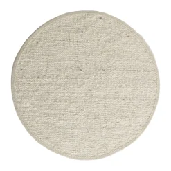Alfombra Sierrafil redonda , Blanco natural nº 11, Ø200 cm