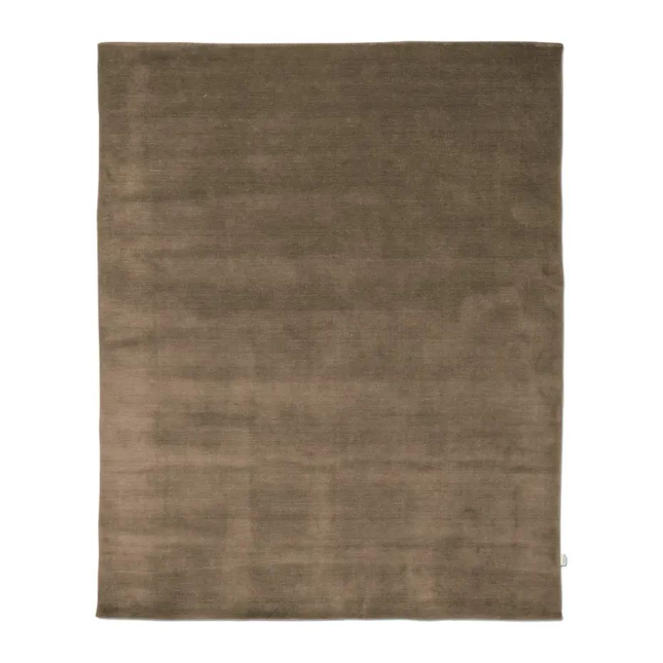 Alfombra Solid, Marrón, 170x230 cm
