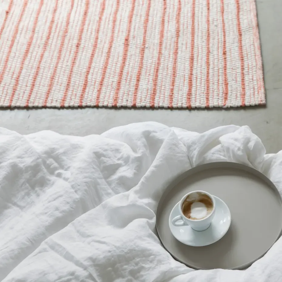 Alfombra Stripe 140x200 cm, Burnt orange