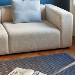 Alfombra Tapis 140 x 200 cm, Chestnut-blue