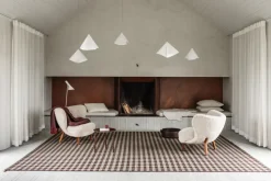 Alfombra Vichy 165x240 cm, Cassis 681