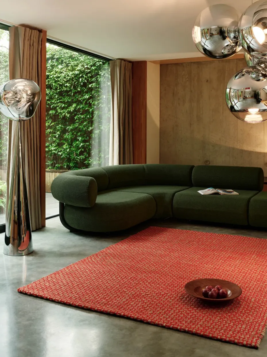 Alfombra Weave, Naranja 200x300 cm
