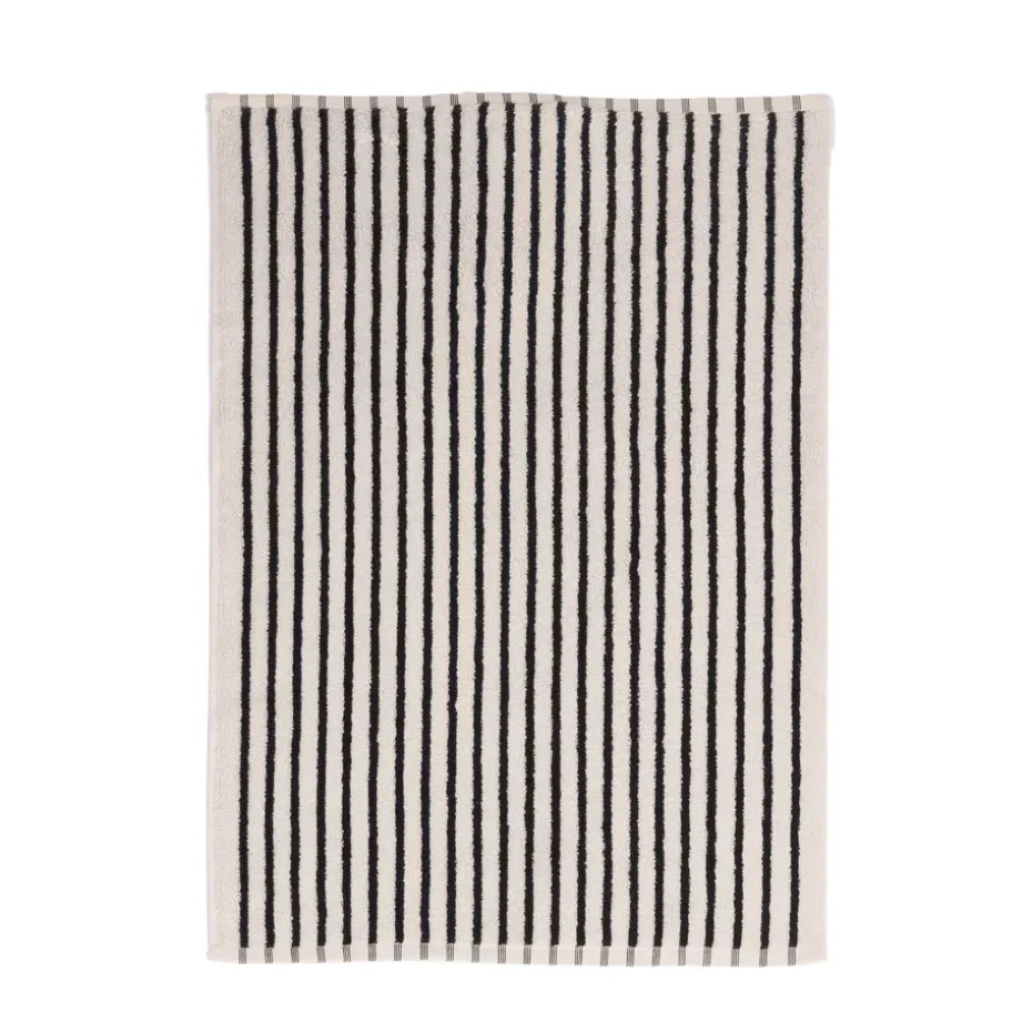 Alfombrilla de baño Drift 50x70cm, Blanco-negro