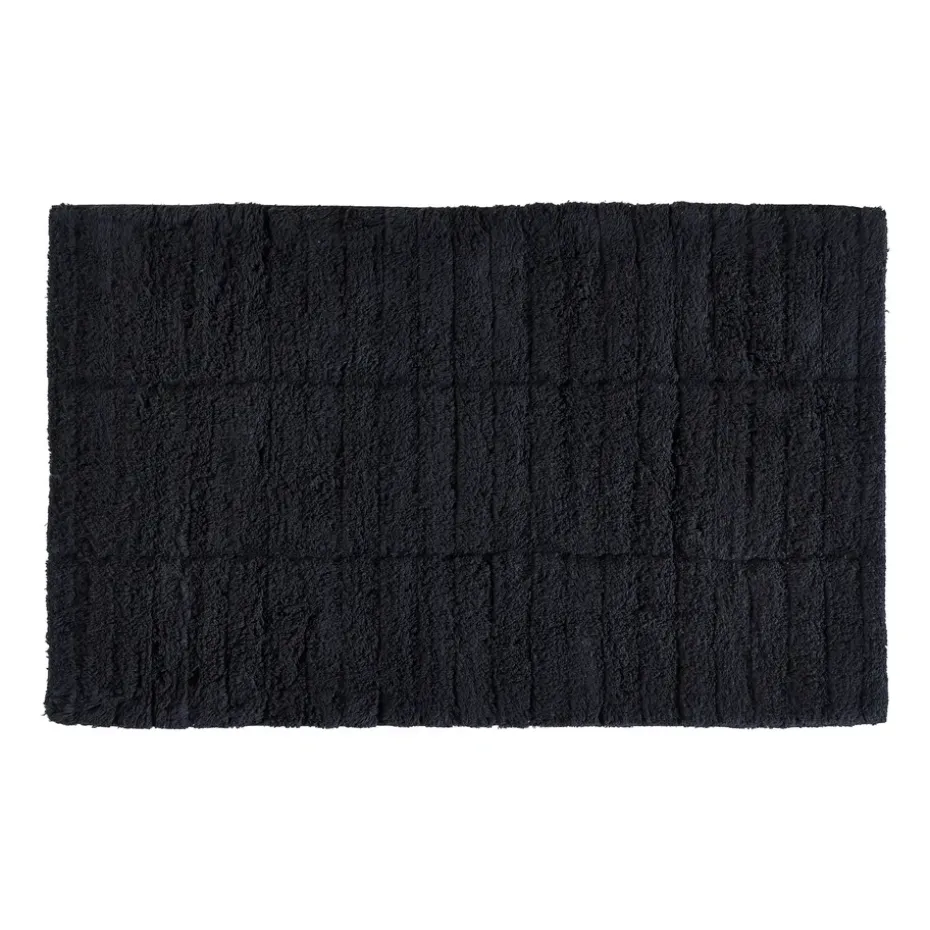 Alfombrilla de baño Tiles, Black