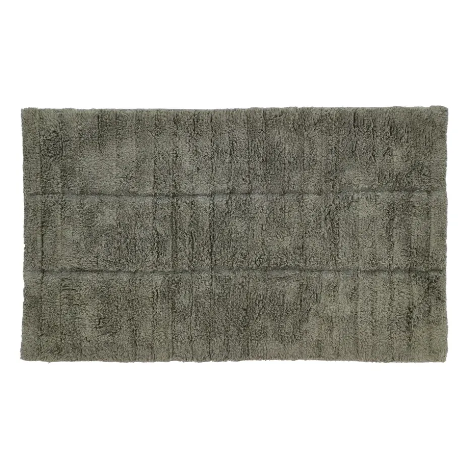Alfombrilla de baño Tiles 50x80 cm, Olive green
