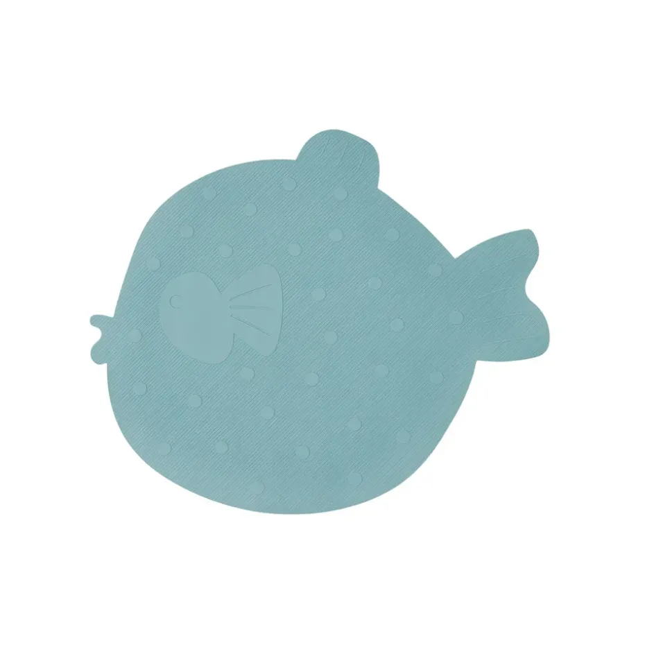 Alfombrilla para bañera Little Finn, Dusty blue