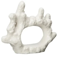 Anillo servilletero Coral, blanco