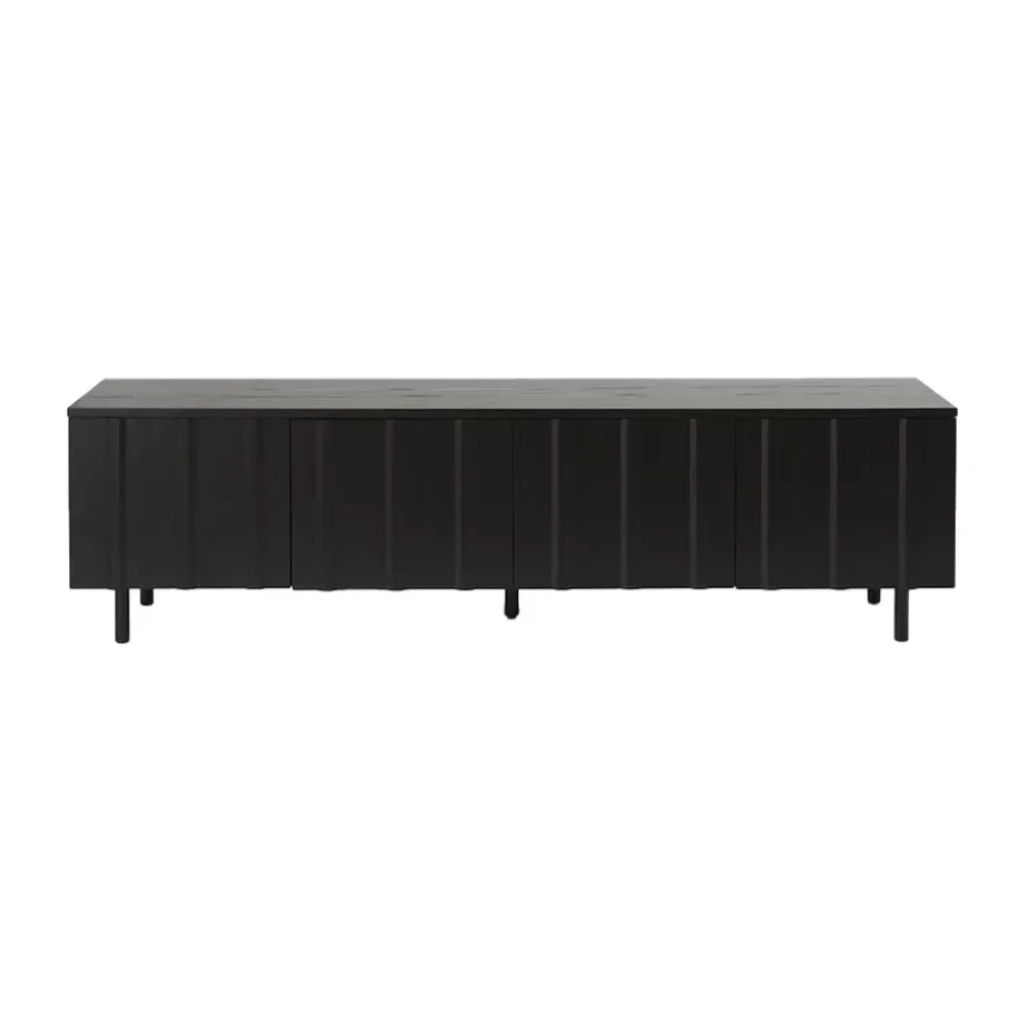 Aparador bajo Rib, Soft Black