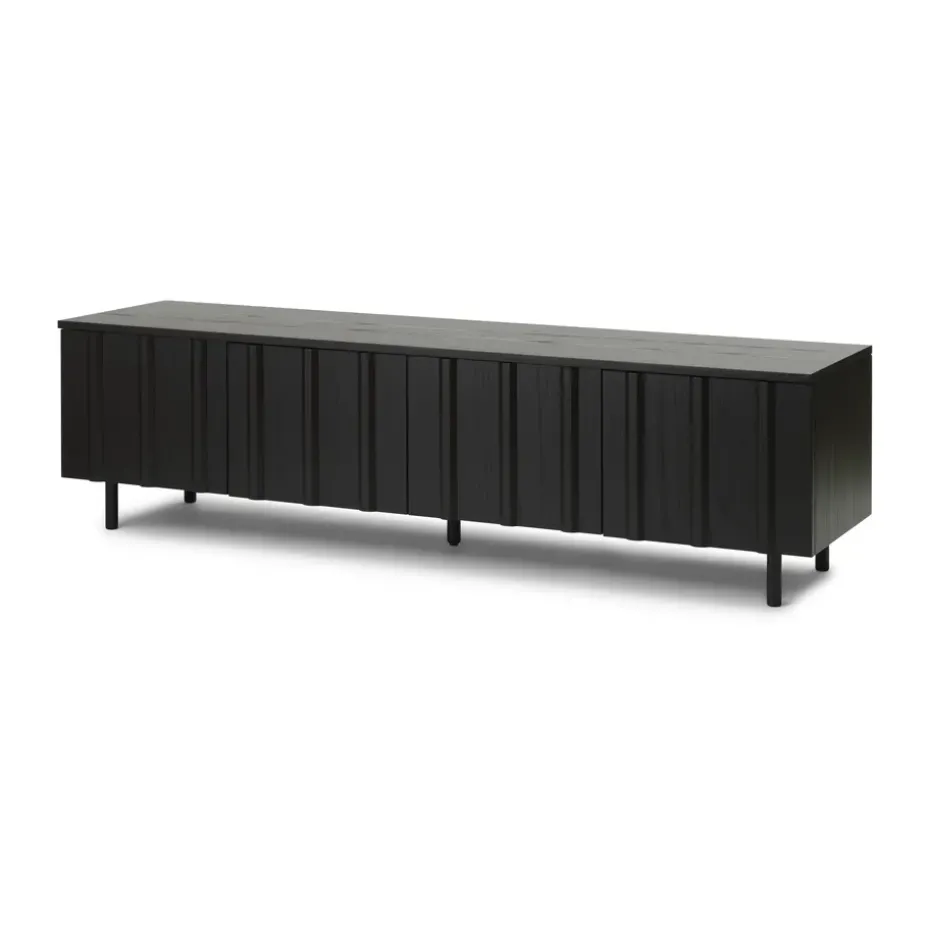 Aparador bajo Rib, Soft Black