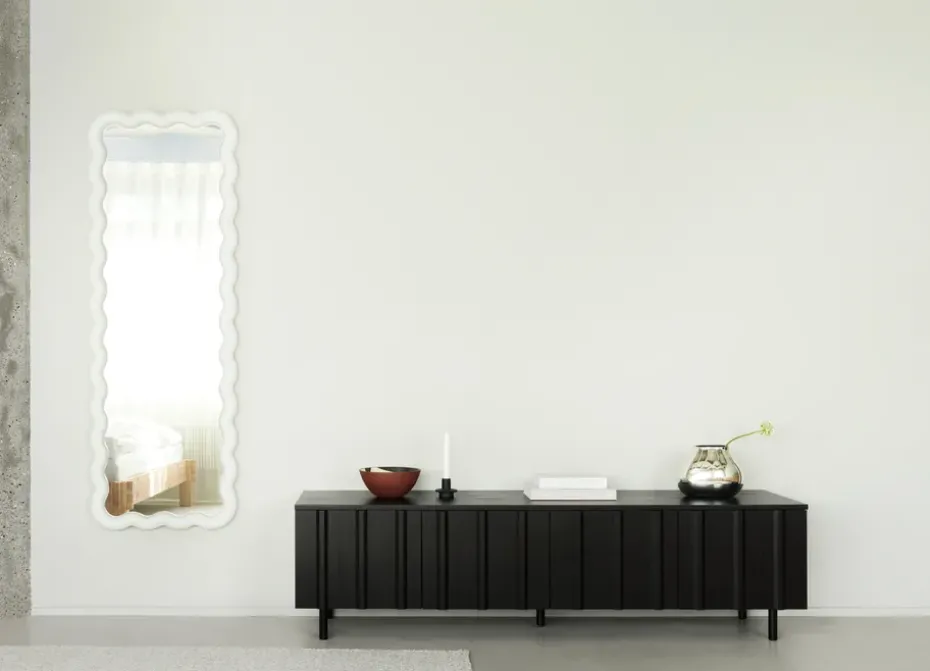 Aparador bajo Rib, Soft Black