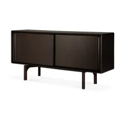 Aparador Flow , Rose brown mahogany, 168x82 cm