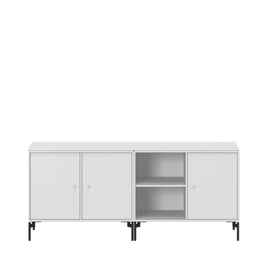 Aparador Save, New white 101-patas lacadas en negro