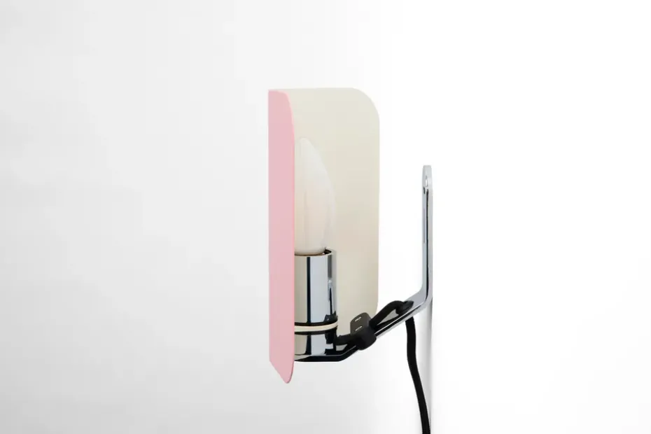 Aplique de pared Apex, Luis pink