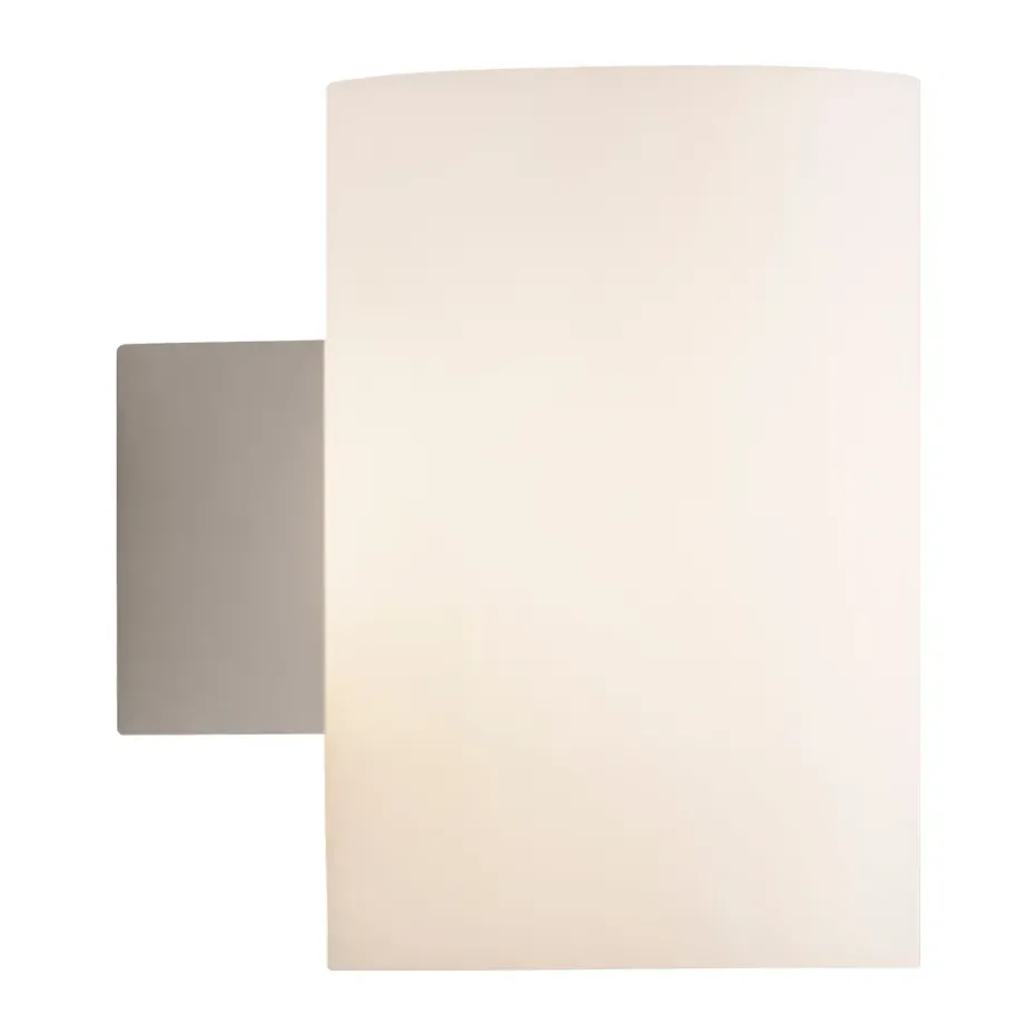Aplique de pared Evoke L, Blanco-vidrio opalino