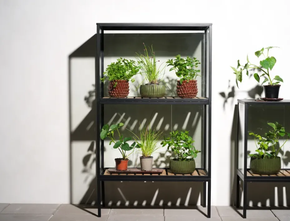 Armario para plantas Grower Greens, Negro, 81x137 cm