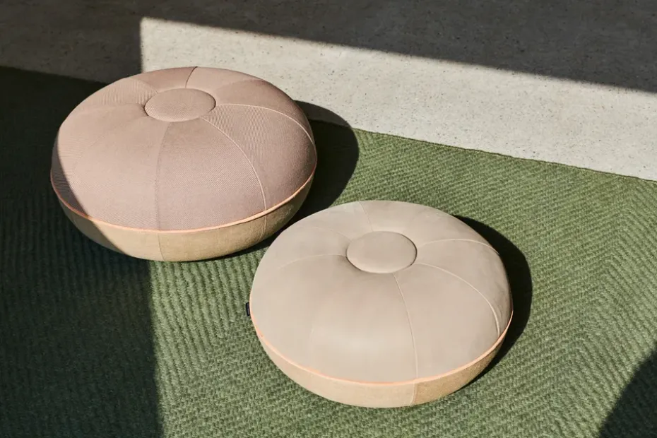 Asiento puff Pouf pequeño, Light grey