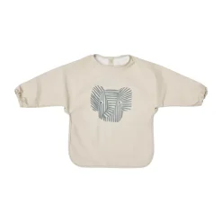 Babero con mangas Erik Elefant, Beige