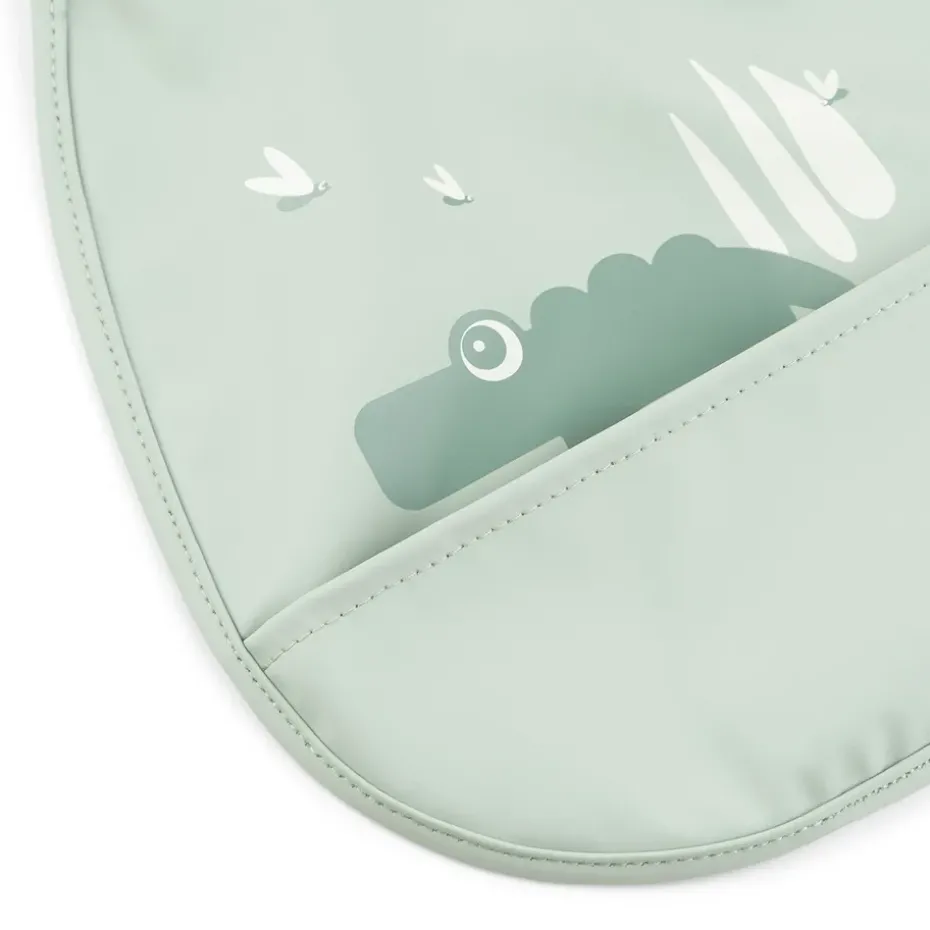 Baberos Croco Tiny, 2-pack, Green