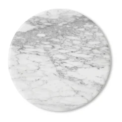 Balda superior Wire Stool VP11 Ø38 cm, Bianco Carrara mármol