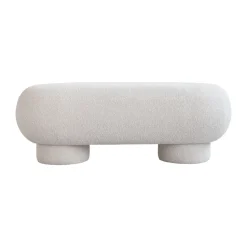 Banco Big Foot petit 120x44 cm, Bouclé