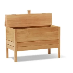 Banco con almacenamiento A Line 68 cm, Roble